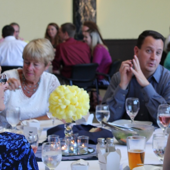 Tall Crystal Candle Holder Set - Picture 6 of 6